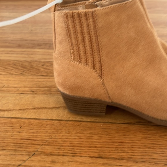 New Treasure & Bond Violet Block Heel Bootie Brown tan short boot 4 - Picture 3 of 9